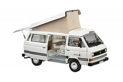 Zoom bild av 1982 VW T3 CAMPER. 80 DELAR L=185mm. NIVÅ3 AV 5. SKALA 1/25
