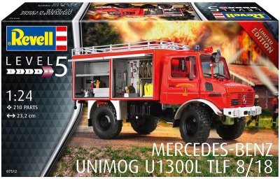 Zoom bild av REVELL Mercedes-Benz Unimog U 1300 L TLF 8/18 1:24