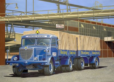 Zoom bild av REVELL Büssing 8000 S13 w/trailer Platinum Edition 1:24