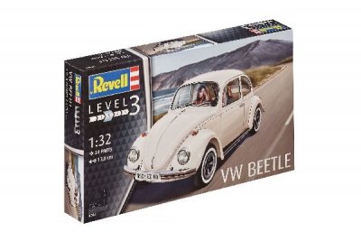 Zoom bild av VW BEETLE 1968. 20 DELAR, L=130mm. NIVÅ 3 AV 5. SKALA 1/32