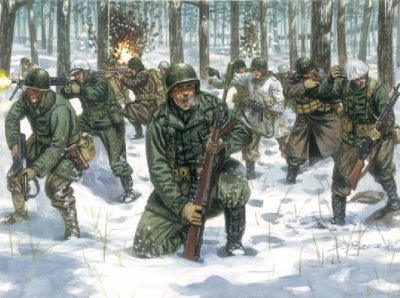 Zoom bild av U.S. INFANTRY-WINTER UNIFORM. 48 st. SKALA 1/72