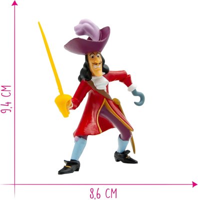 Zoom bild av Bullyland Walt Disney Kaptajn Krok 6,4x9,7x10,1cm