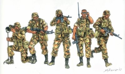 Zoom bild av U.S. INFANTRY 1990s. 50 st. SKALA 1/72