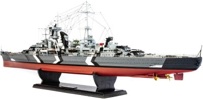 Zoom bild av Prinz Eugen, tung kryssare – träbyggsats i skala 1:200