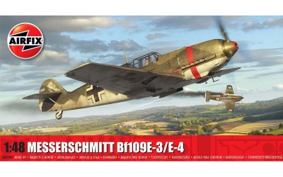 Zoom bild av Airfix Messerschmitt Bf109E-3/E-4 1:48