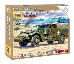 ARMORED CAR M-3 SCOUT. SKALA 1/100