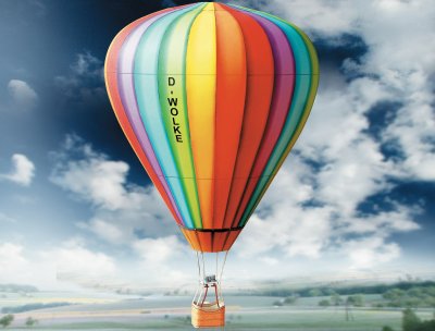 Zoom bild av HETLUFTSBALLONG. SKALA 1/60