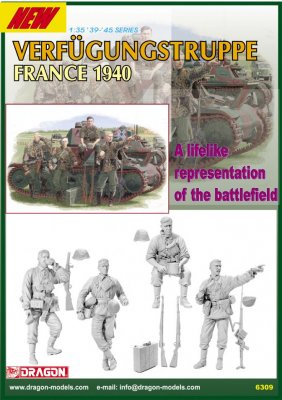 Zoom bild av VERFUGUNGSTRUPPE (FRANCE 1940). SKALA 1/35