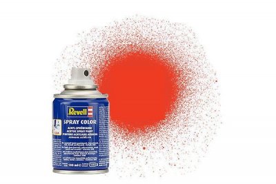 Zoom bild av SOLID MATT=LUMINOUS ORANGE 100ml. SPRAYBURK