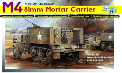 M4 81 MM. MORTAR CARRIER. SKALA 1/35