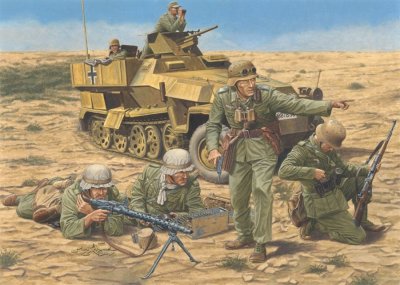 Zoom bild av 1/35 Afrika Korps Infantry