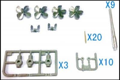 Zoom bild av USS MISSOURI & IOWA WARSHIP UPGRADE SET SKALA 1:200