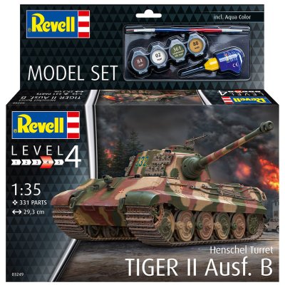 Zoom bild av REVELL Model Set Tiger II Ausf. B 1:35