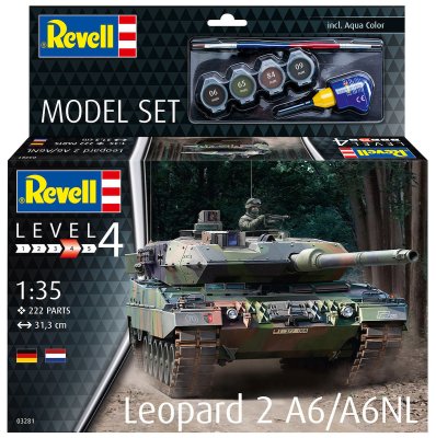 REVELL Model Set Leopard 2 A6/A6NL 1:35
