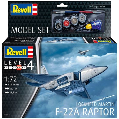 Zoom bild av REVELL Model Set Lockheed Martin F-22A Raptor 1:72