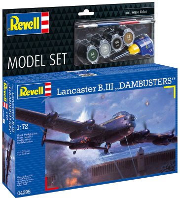 Zoom bild av REVELL Model Set Lancaster B.III DAMBUSTERS 1:72