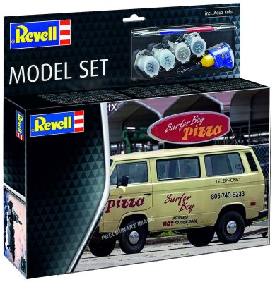 Zoom bild av REVELL Model Set VW T3, Surfer Boy, Stranger Things 1:25