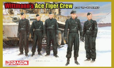 Zoom bild av WITTMANN´S ACE TIGER CREW 5 FIGURER SET. SKALA 1/35