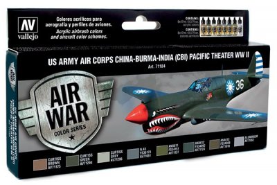 Zoom bild av USARMY AIR CBI PACIFIC THEATER WWII. 8 X 17 ML. MODEL AIR.