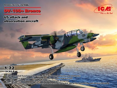 Zoom bild av 1/72 OV-10D+ Bronco, US attack and observation aircraft