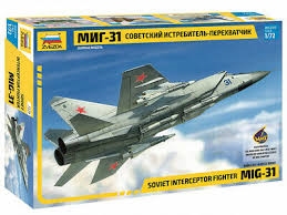 Zoom bild av MIG-31 INTERCEPTOR. SKALA 1/72