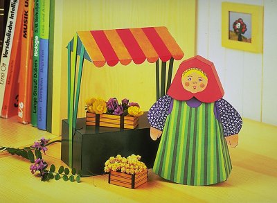 Zoom bild av MARKTFRAU MIT VERKAUFSSTAND