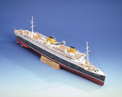 Zoom bild av SCHNELLDAMFER BREMEN, SKALA 1/400
