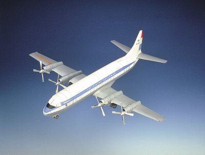Zoom bild av LOCKHEED 188A. SKALA 1/50
