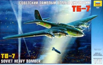 SOVIET BOMBER TB-7 SKALA 1:72