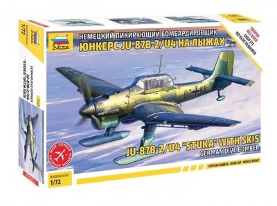 Zoom bild av JU-87 B-2/U4 STUKA w/SKI. SKALA 1/72