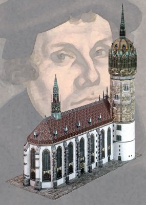 Zoom bild av SVHLOSSKIRCHE WITTENBERG. SKALA 1/200