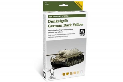 Zoom bild av AFV DUNKELGELB GERMAN YELLOW. 6 X 8 ML.ARMOUR PAINTING