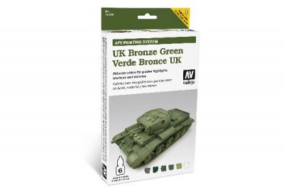UK BRONZE GREEN. 6 X 8 MJ.ARMOUR PAINTING.