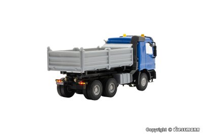 Zoom bild av 8010 H0 MB ACTROS 3-axle dump truck with rotating flashing lights, basic, functional model
