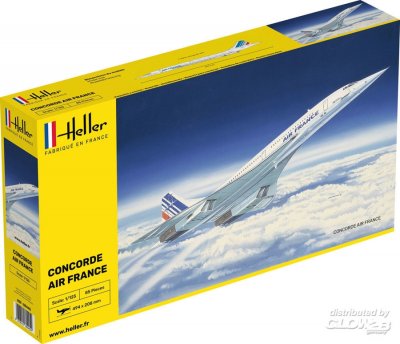 Zoom bild av CONCORDE AIR FRANCE. SKALA 1/125
