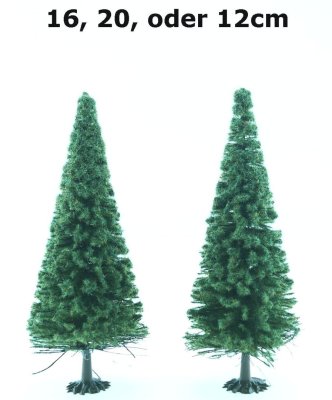 Zoom bild av 2 ST. LÄRKTRÄD MED FOT, HÖJD 20 CM.