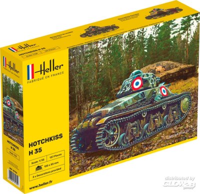 Zoom bild av HOTCHKISS H35. SKALA 1/35
