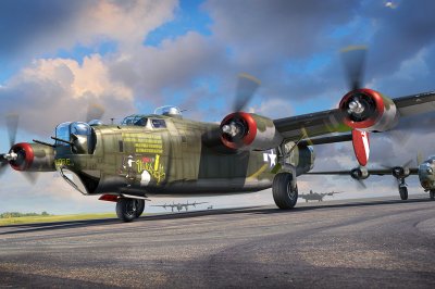 Zoom bild av 1/48 US B-24J Liberator