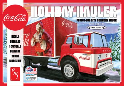 Zoom bild av 1/25 Ford C-600 City Holiday Delivery Truck Coca-Cola