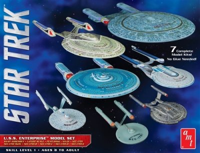 Zoom bild av STAR TREK U.S.S. ENTERPRICE BOX SET. SKALA 1/2500