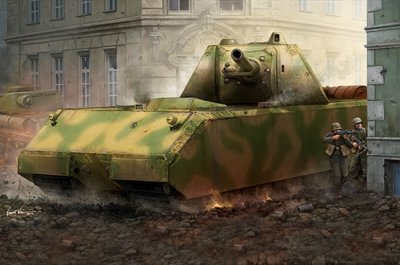 Zoom bild av PZ. KPFW. VIII MAUS SKALA 1/35