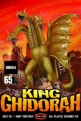 Zoom bild av KING GHIDORAH. SKALA 1/350 (LIM BEHÖVS EJ)