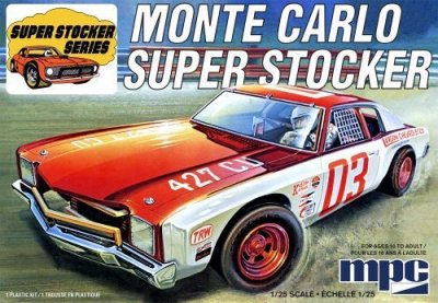 Zoom bild av 1971 CHEVY MONTE CARLO SUPER STOCKER. SKALA 1/25