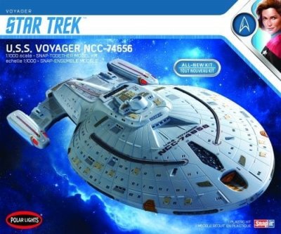 Zoom bild av STAR TREK USS VOYAGER. SKALA 1/1000