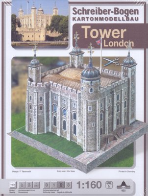 Zoom bild av TOWER LONDON, KARTONGBYGGSATS I SKALA N.