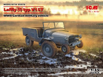Zoom bild av Laffly (f) typ V15T WWII tysk militær køretøj 1/35