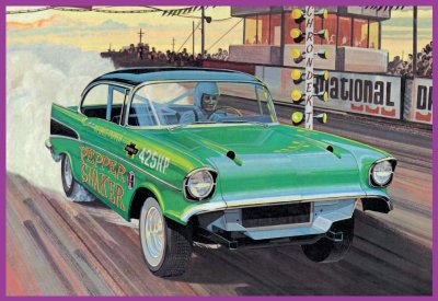 Zoom bild av 1/25 1957 CHEVY BEL AIR PEPPER SHAKER SILENT BOX