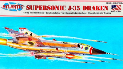Zoom bild av 1/48 SUPERSONIC J-35 DRAKEN
