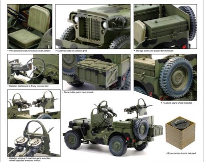 Zoom bild av 1/6 SAS Raider 4x4 Truck, Northwest European Theatre 1944