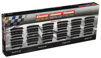 Carrera Curve 4/15° 12pcs 1:32/1:24, analog